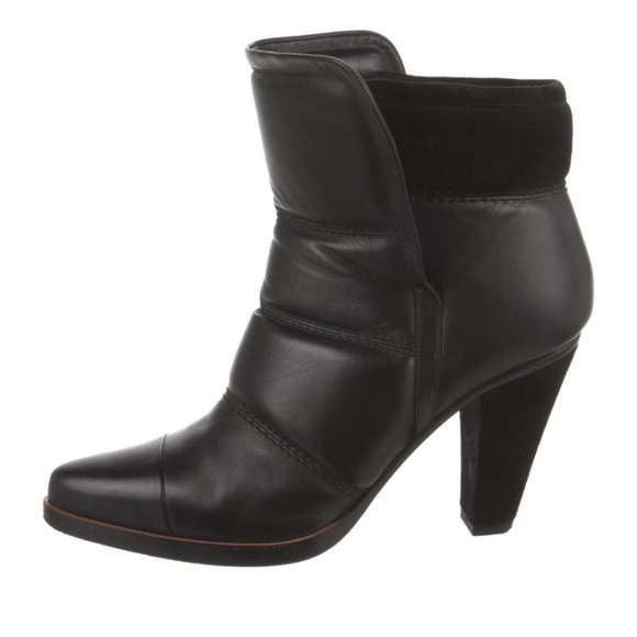 Chloé Black Leather Ankle Boots - Picture 2 of 6